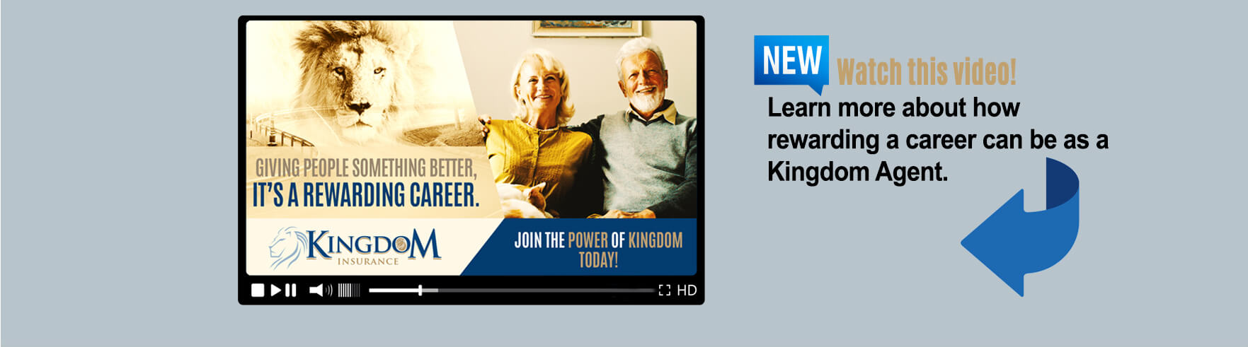 Learn more about how rewarding a career as a Kingdom agent can be.