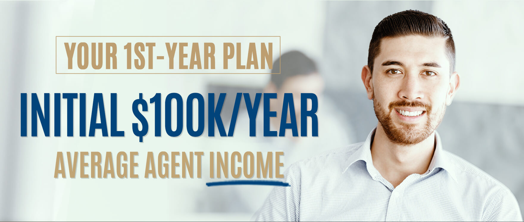 Your 1st- Year Plan: Initial $100K/Year Average Agent Income