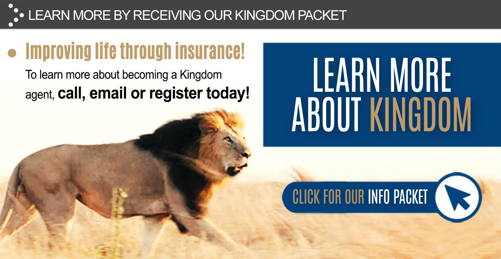 Get the Kingdom information packet!