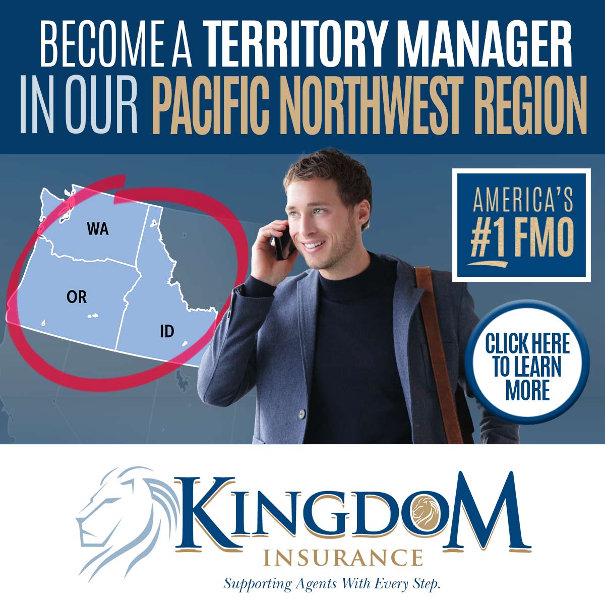 Become a Territory Manager in our Soutwest Region. American's #1 FMO. Click here to learn more. Kingdom Insurance. Supporting agents with every step.