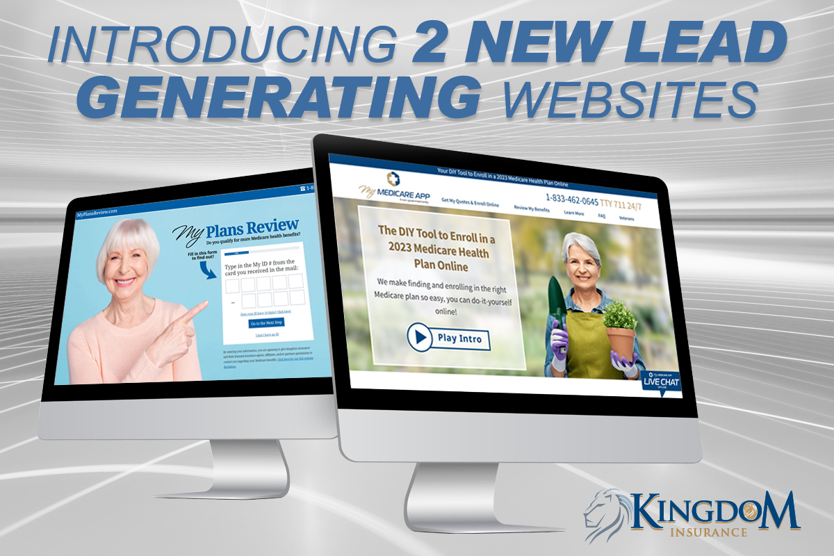 thumbnail for Kingdom's New Lead Generating Websites - MyMedicareApp and MyPlansReview!