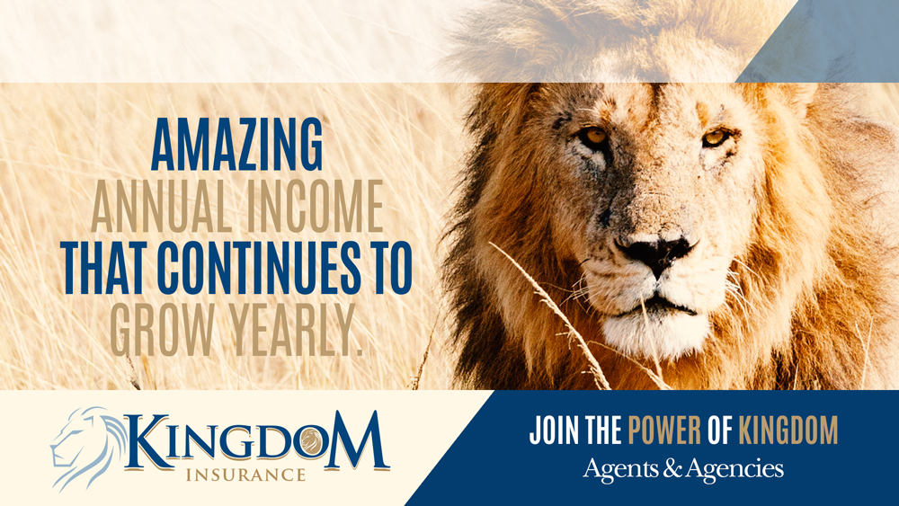 Kingdom Insurance Group - Annual Income that Continues to Grow Yearly